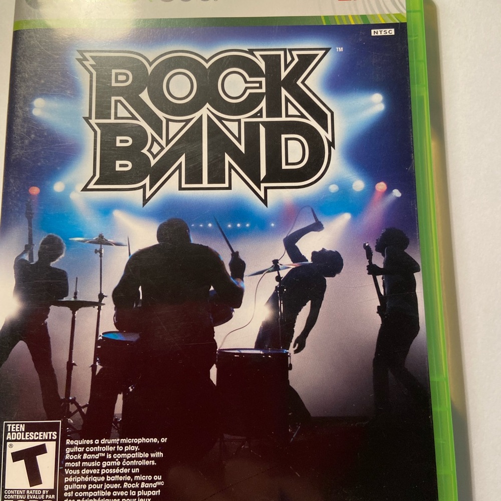 Xbox 360 rock band live video game